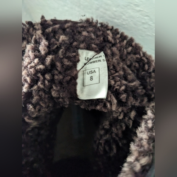 Ross & Snow Emilina SP Shearling Boots Frosted Winter Plum Size 8 NWOT - Picture 10 of 12